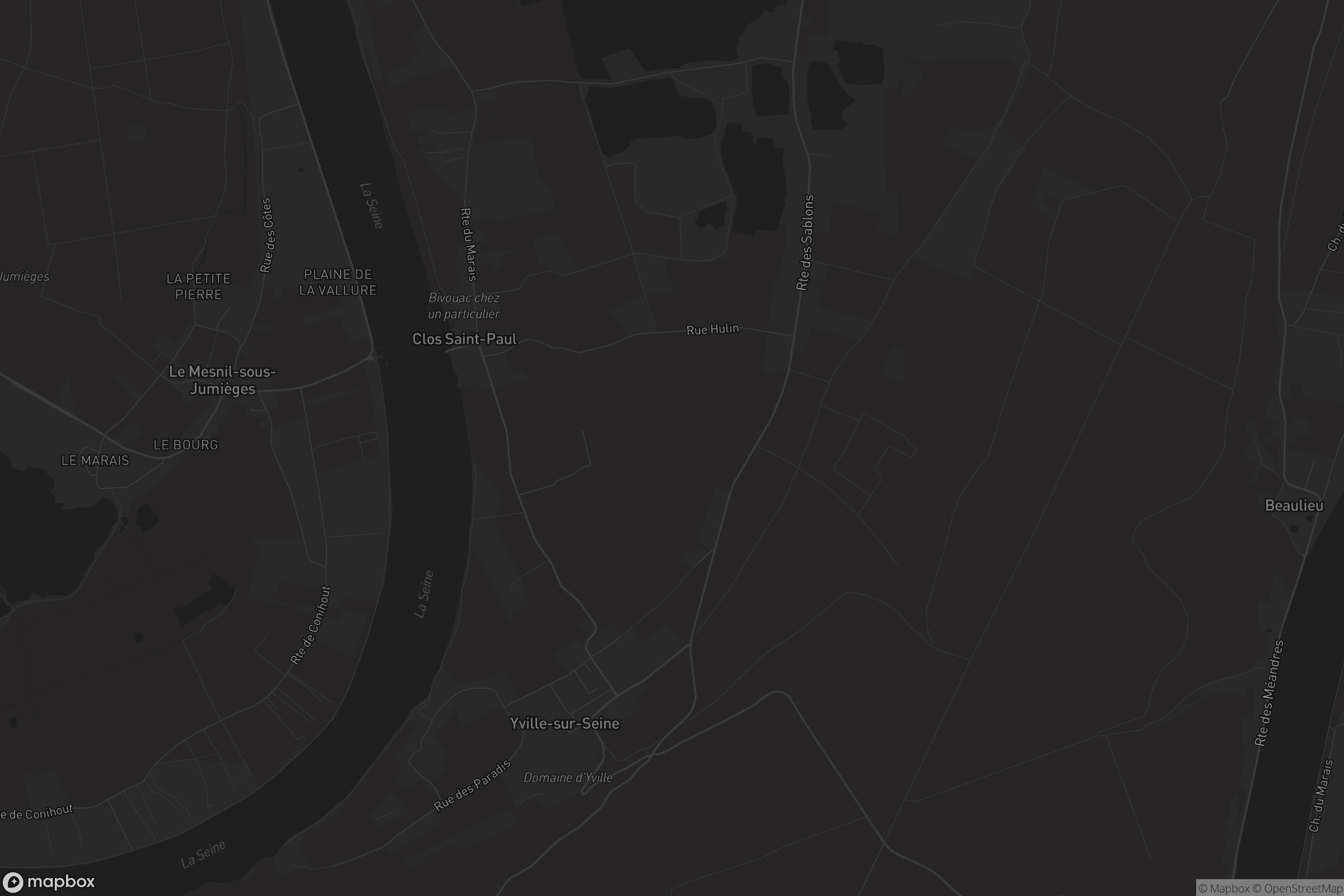 Carte de Yville-sur-Seine