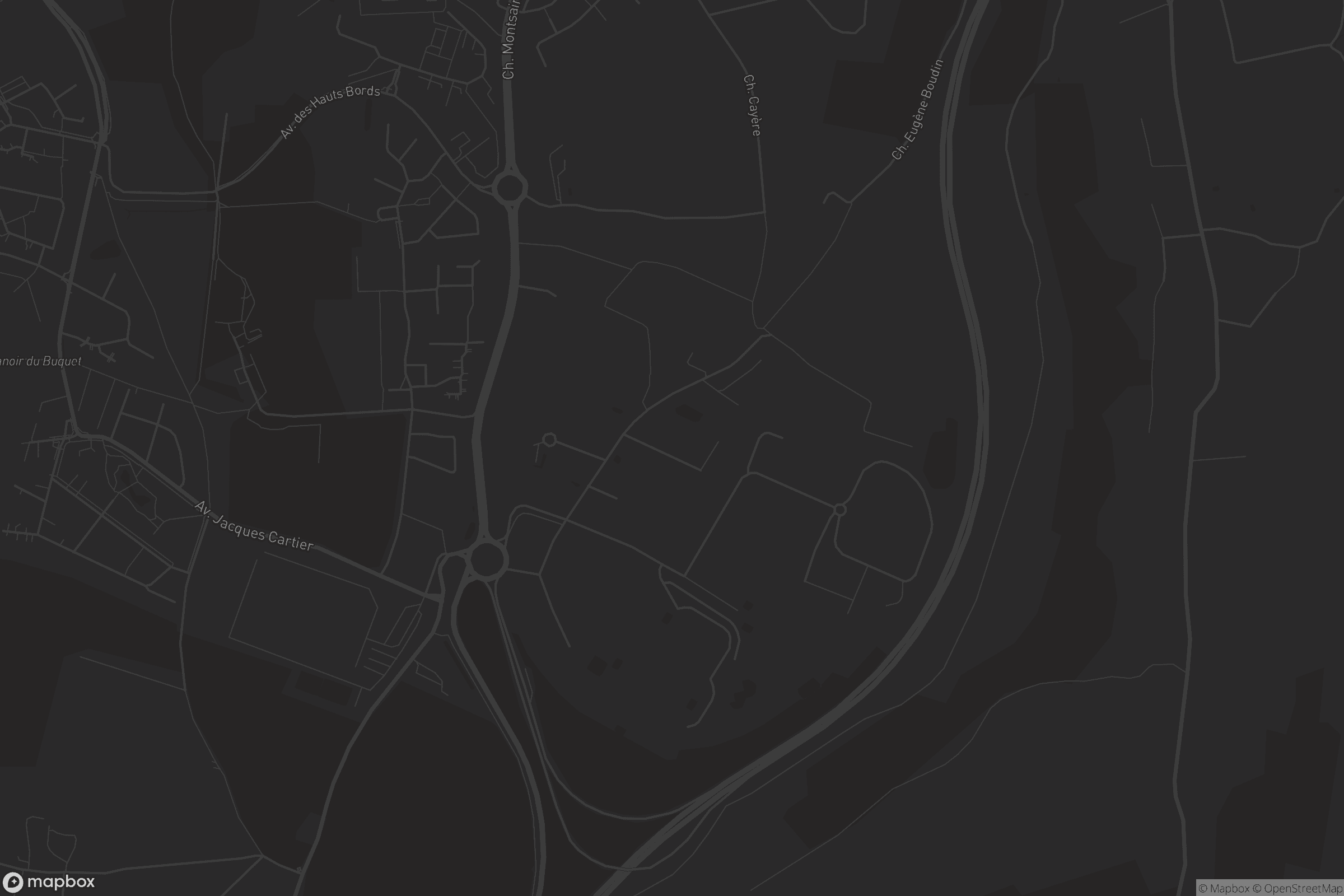 Carte de Zone d'activités du Plateau